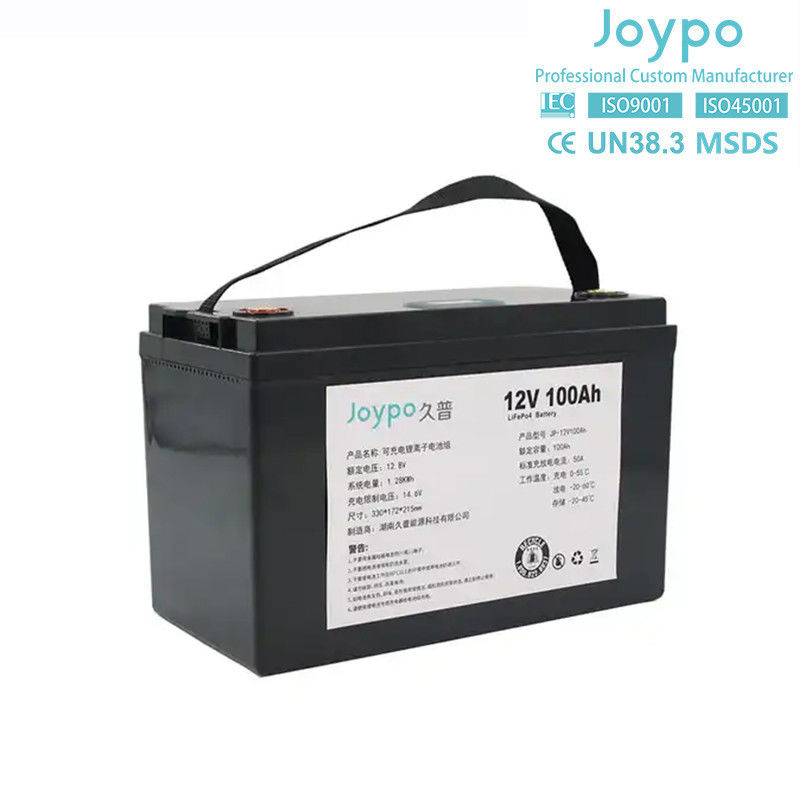 Deep Cycle Lifepo4 Bateria de Lítio Marinha 12.8V 100Ah IP67 Impermeável Para Barco