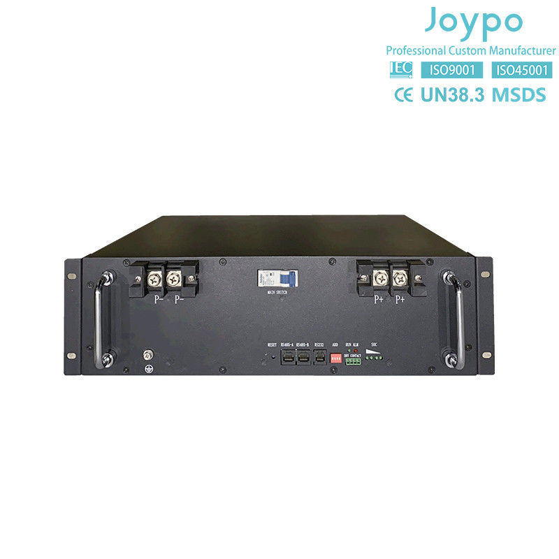 Montagem em rack Armazenamento solar Bateria de lítio ciclo profundo 51.2V 100Ah Bateria de lítio
