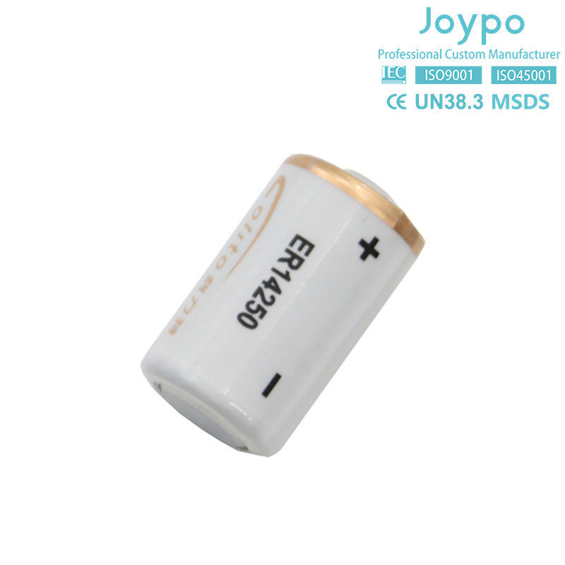Bateria de lítio descartável ER14250 3.6V 1.2Ah Célula de lítio para medidor de eletricidade