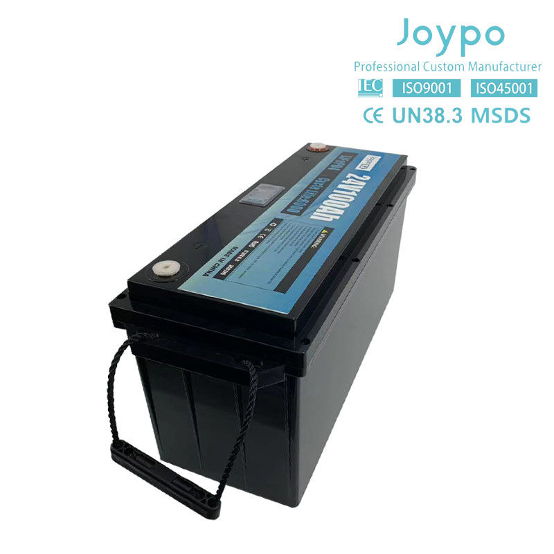 Smart BMS Long Life 24V 100Ah Bateria de íons de lítio RV Camper Lifepo4 Bateria Pack