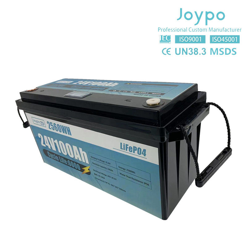 RV Camper Long Life LFP Lifepo4 Bateria 12V 24V 100Ah 200Ah Com Smart BMS