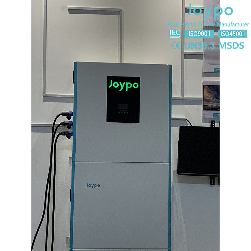 Home Sistema de armazenamento de energia solar inversor de fase única e armazenamento de bateria 51.2V