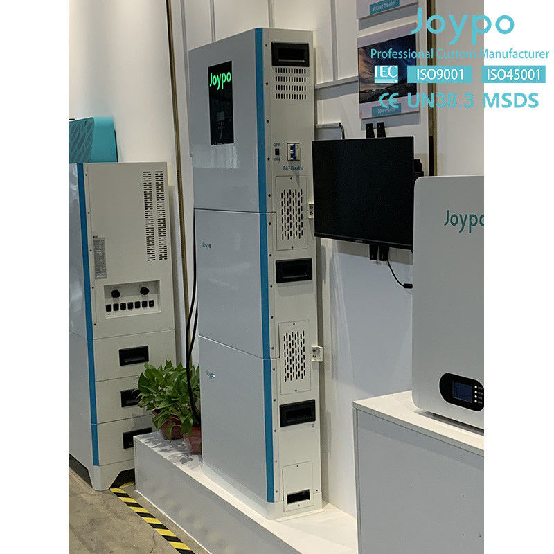 Home Sistema de armazenamento de energia solar inversor de fase única e armazenamento de bateria 51.2V