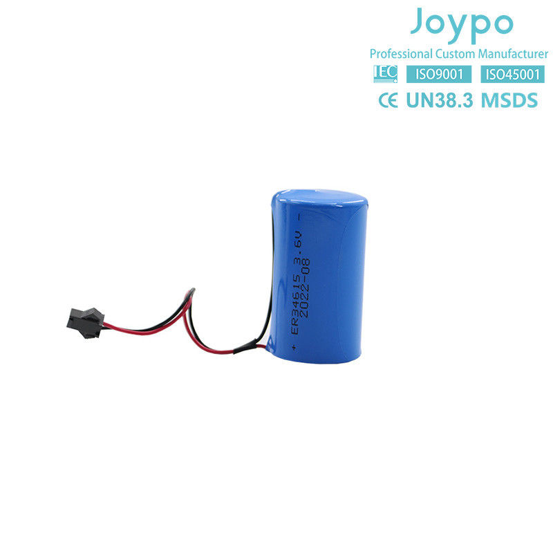 ER34615M Bateria de Cloreto de Tionil de Lítio 3.6V 14500MAh Tipo espiral não recarregável