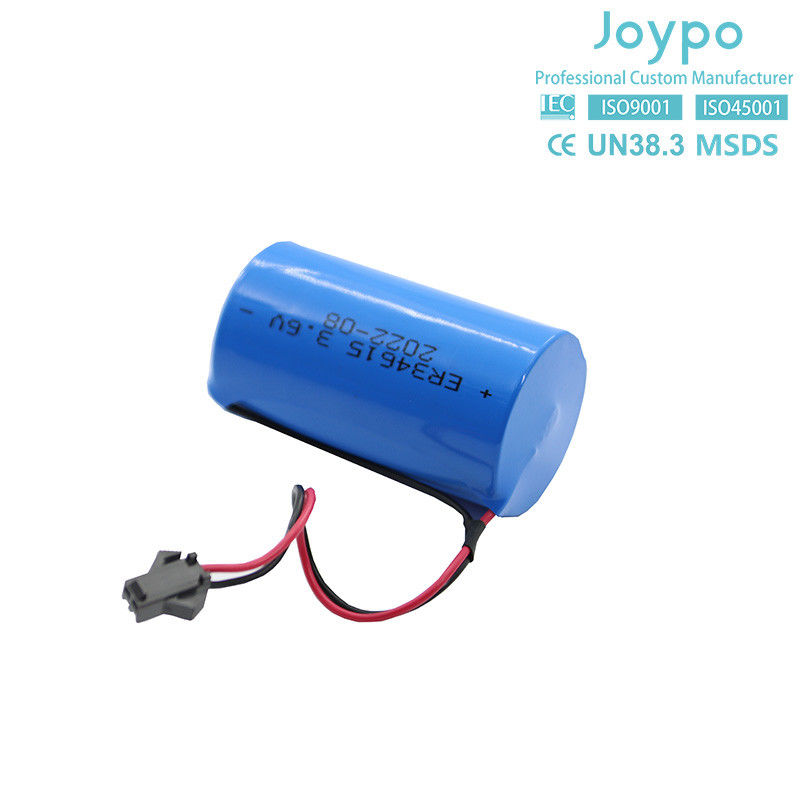 ER34615M Bateria de Cloreto de Tionil de Lítio 3.6V 14500MAh Tipo espiral não recarregável