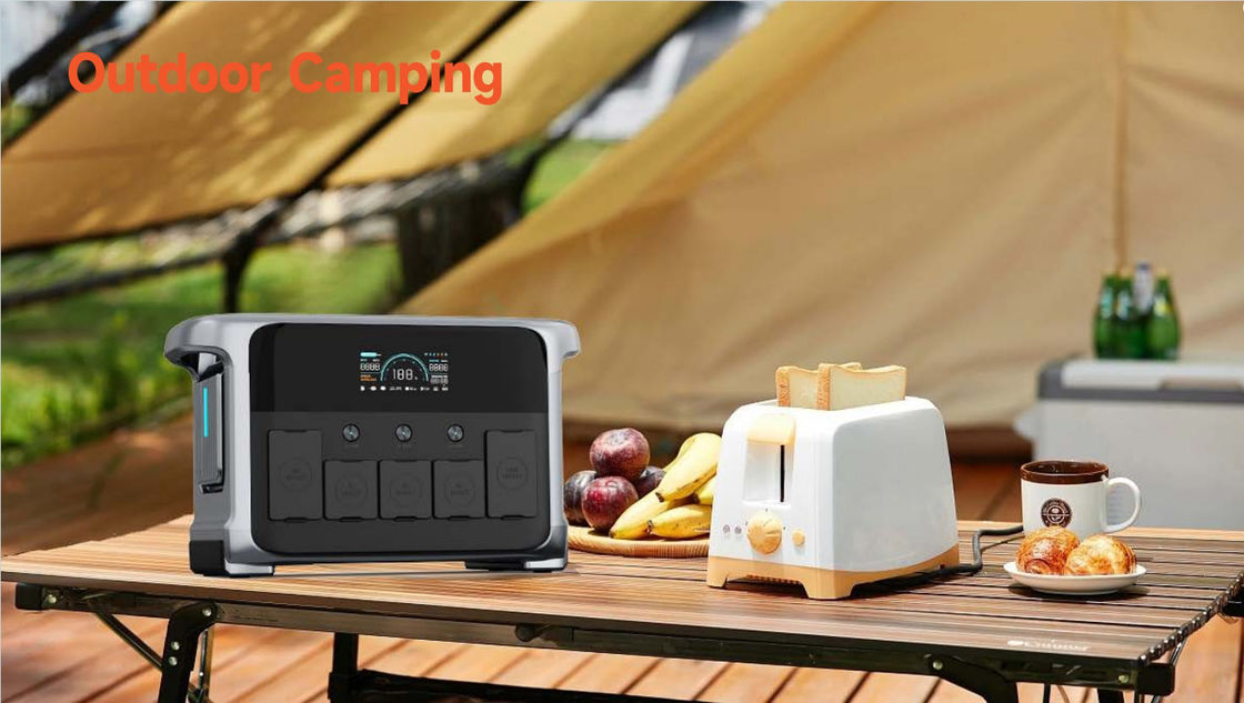 Gerador elétrico solar portátil 1200W 110V 220V UPS de reserva Gerador solar com carregamento de carro