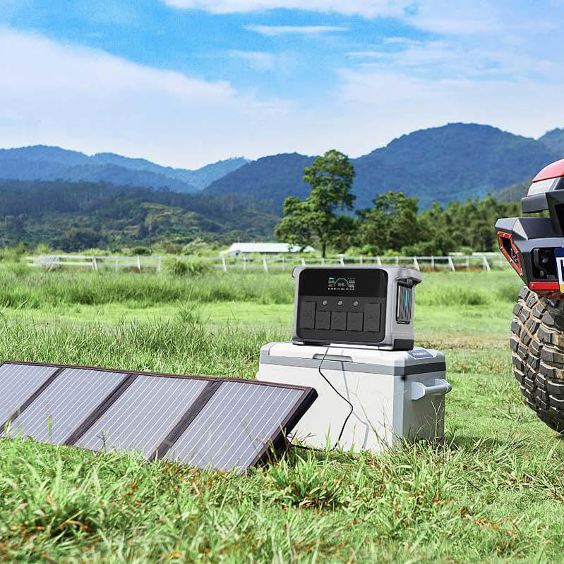 LiFePO4 Bateria Estação de energia portátil 1200W Off Grid Sistema de energia solar para casa