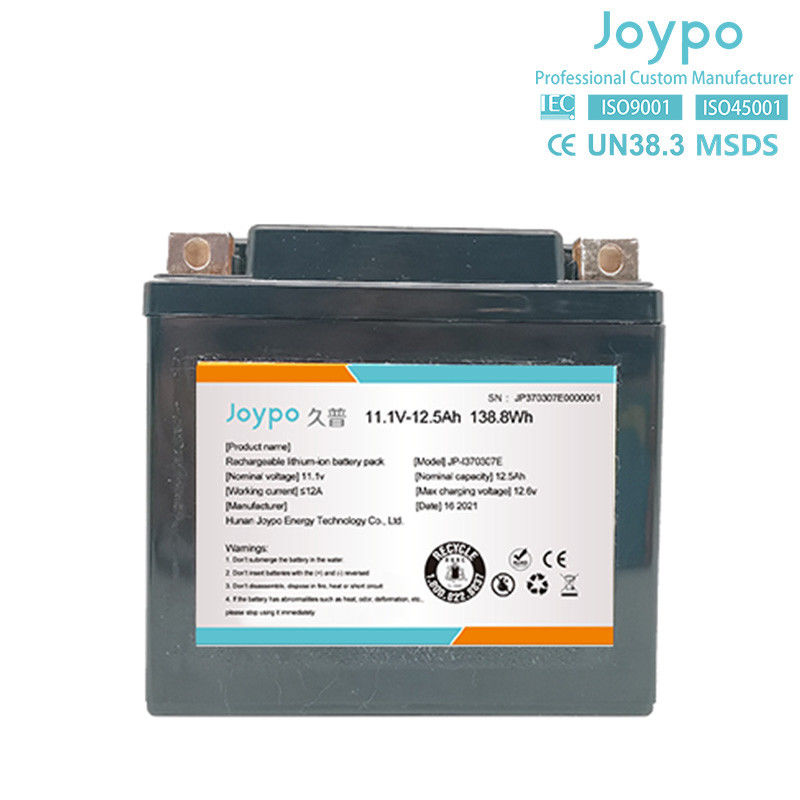 18650 Bateria portátil de íons de lítio recarregável de 11,1 V para dispositivos médicos
