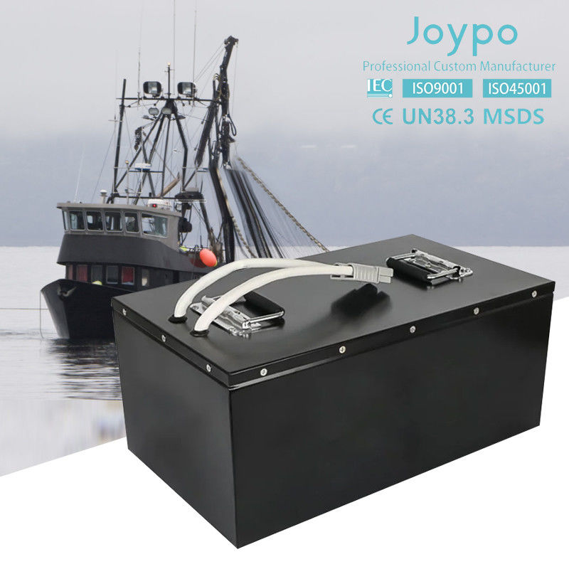 Bateria de lítio marinha de ciclo profundo 72V 100Ah para motor de pesca
