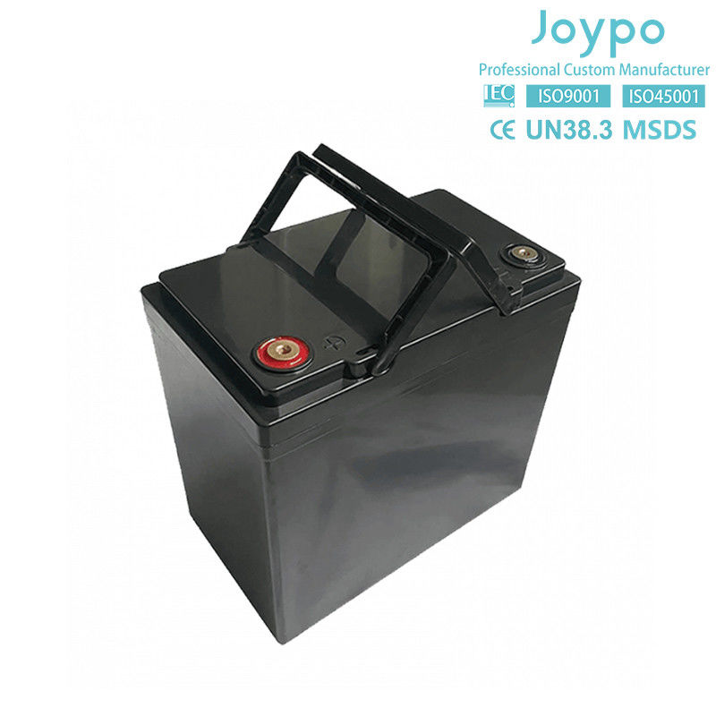 Joypo 12V Bateria de Lítio Ferro Fosfato Suporte Conexão Serial para RV e Marine