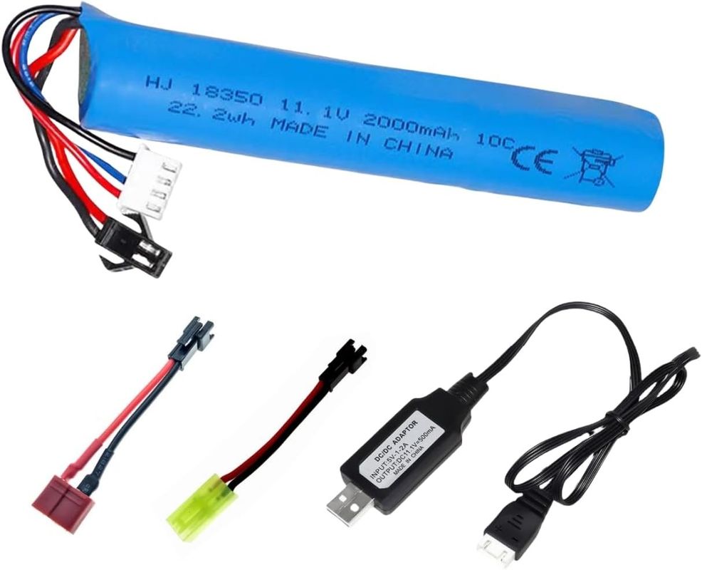 3S 11.1V 2000mAh Bateria Li-Ion Para Eletrodomésticos Bastão de Bola de Gel de Água