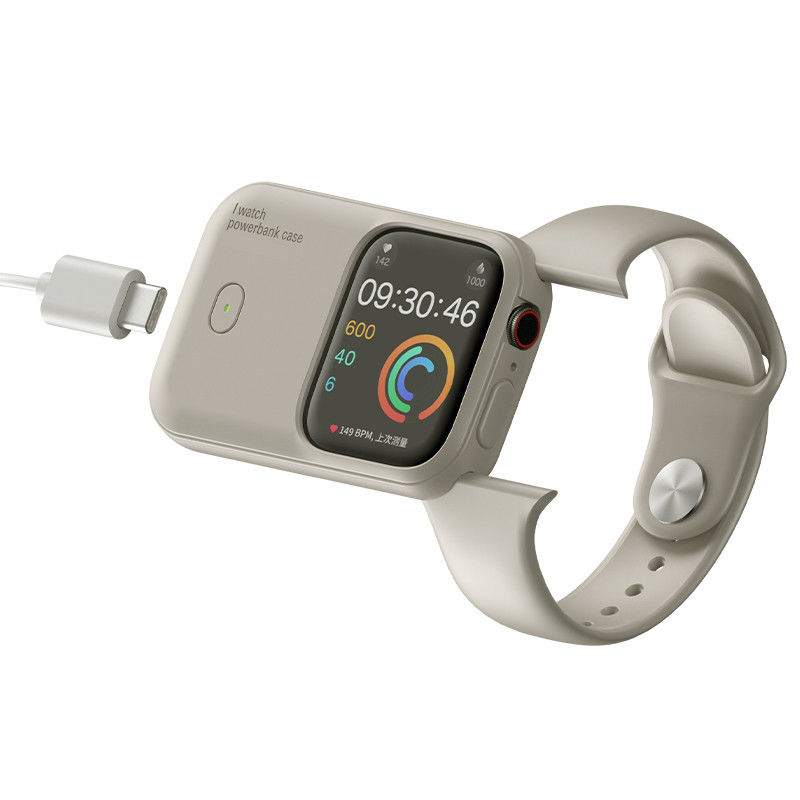 Apple Watch Power Bank 1200mAh Carregador portátil sem fio para para Apple Ultra 2 SE 9 8 7 6 5 4