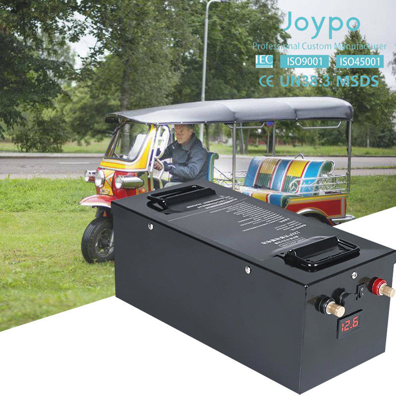 50Ah 100Ah 150Ah 200Ah 48V Bateria de lítio LiFePO4 para auto-riquixá e caminhão de carga elétrico