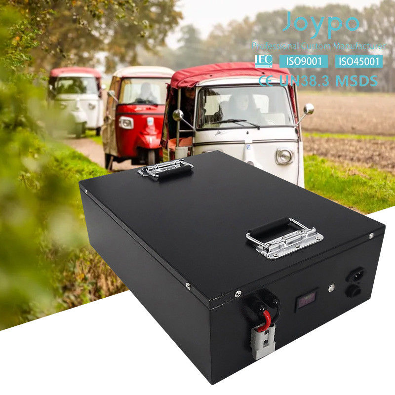 Auto E Rickshaw LiFePO4 Bateria de lítio 48V 51.2V 80Ah Proteção contra sobrecorrência de grau A