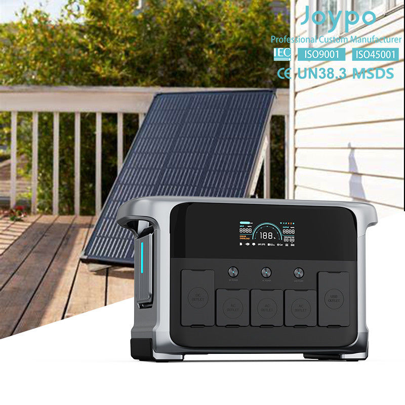 Gerador solar portátil 1200W 1152Wh Fornecimento de energia ininterrupto para casa e varanda