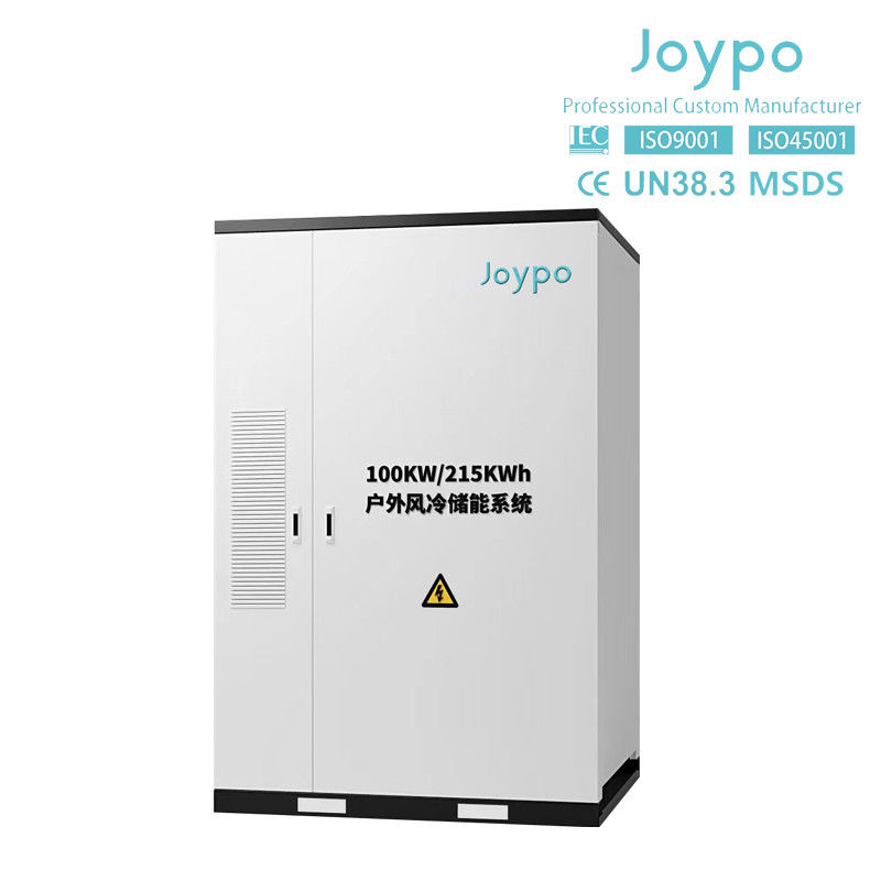 Joypo 100kW 215kWh Sistema de armazenamento de energia comercial e industrial IP55 Módulo de bateria Capacidade 280Ah