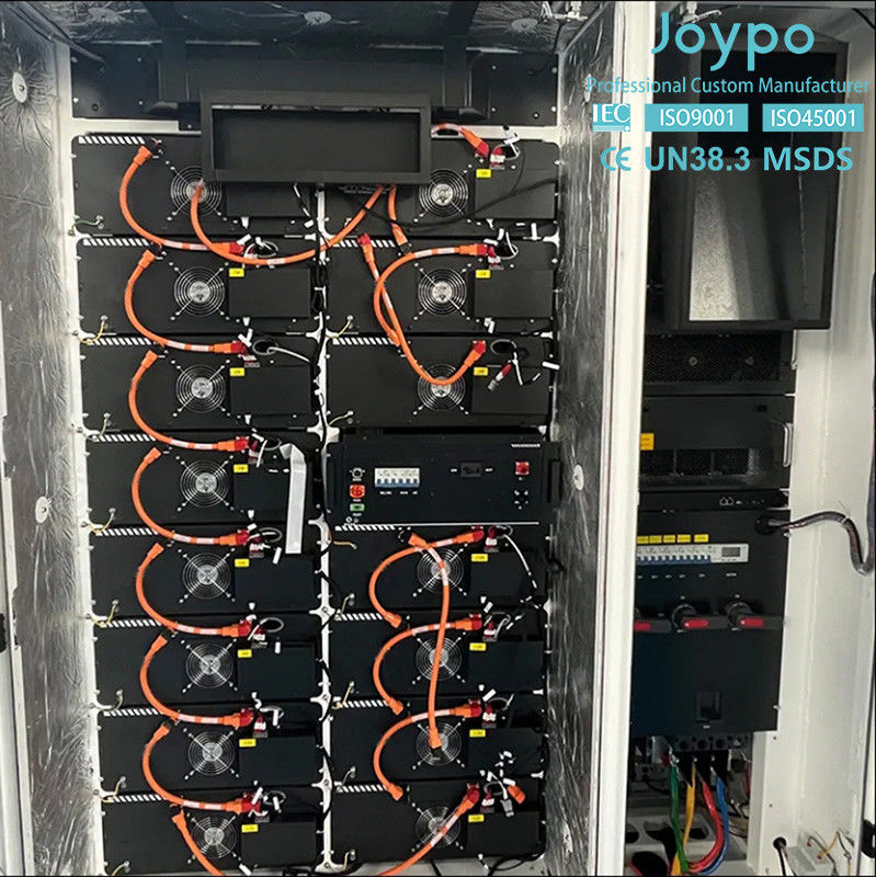 Joypo 100kW 215kWh Sistema de armazenamento de energia comercial e industrial IP55 Módulo de bateria Capacidade 280Ah